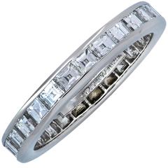 Tiffany & Co. 2.50 Carat Diamond Platinum Eternity Band Ring