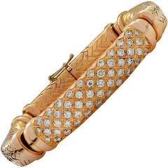 Fabulous Diamond Rose Gold Bracelet 11