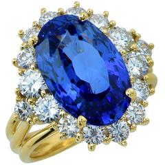 Beautiful Sapphire Diamond Gold Ring 1