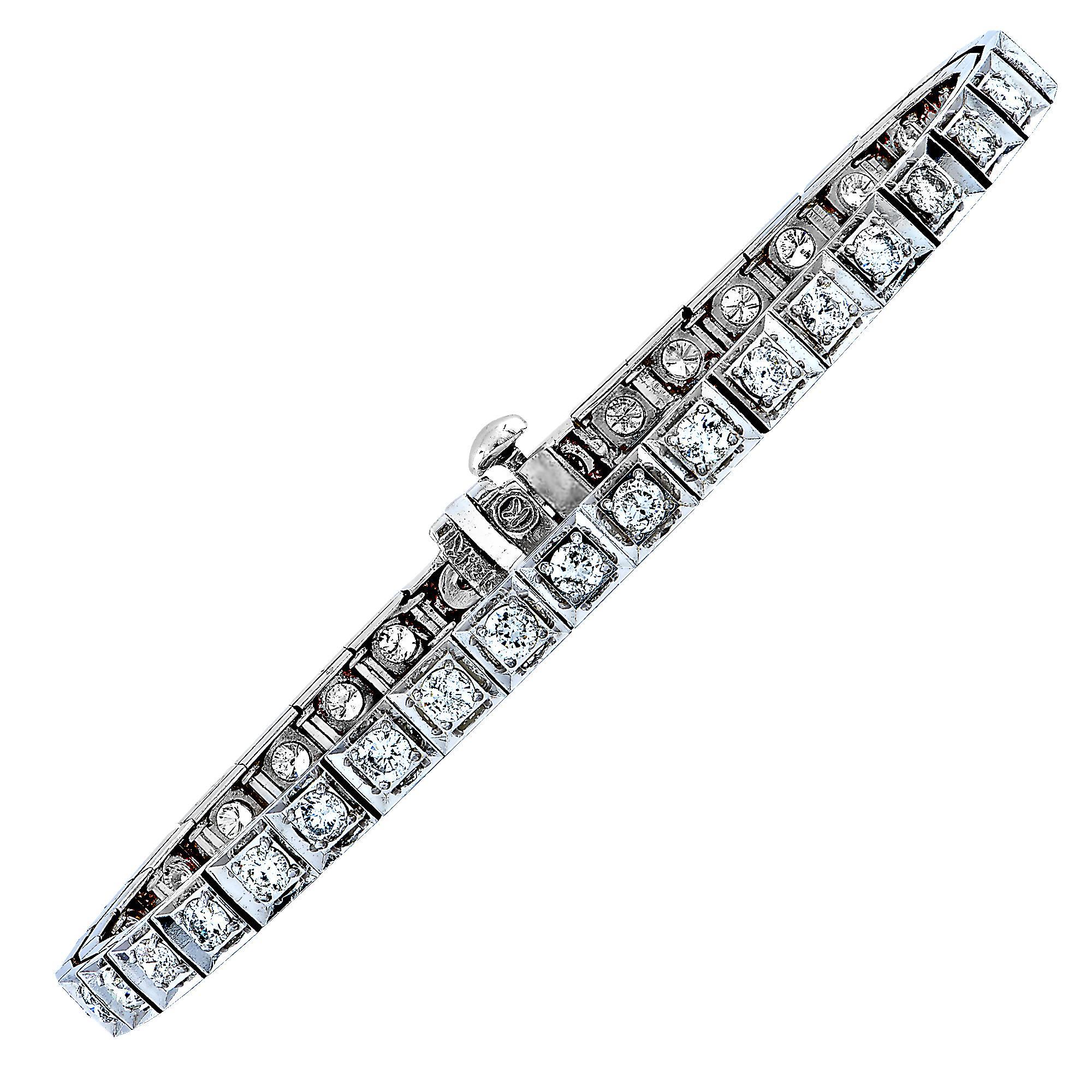 4 Carat Diamond Tennis Bracelet