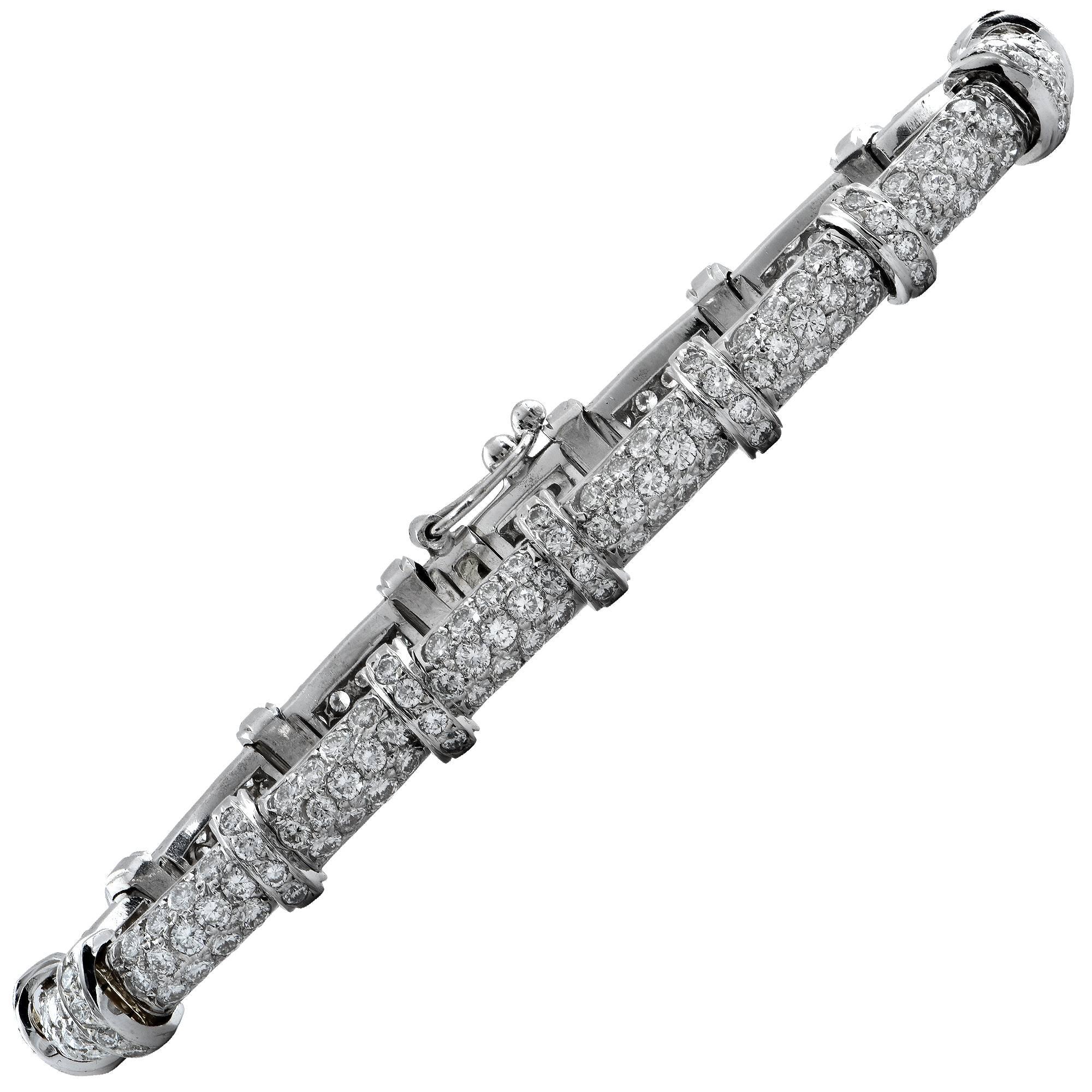 Diamond Platinum Bracelet