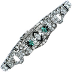 5 Carat Diamond Art Deco Diamond Bracelet