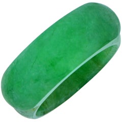 Jadeite Jade Saddle Ring