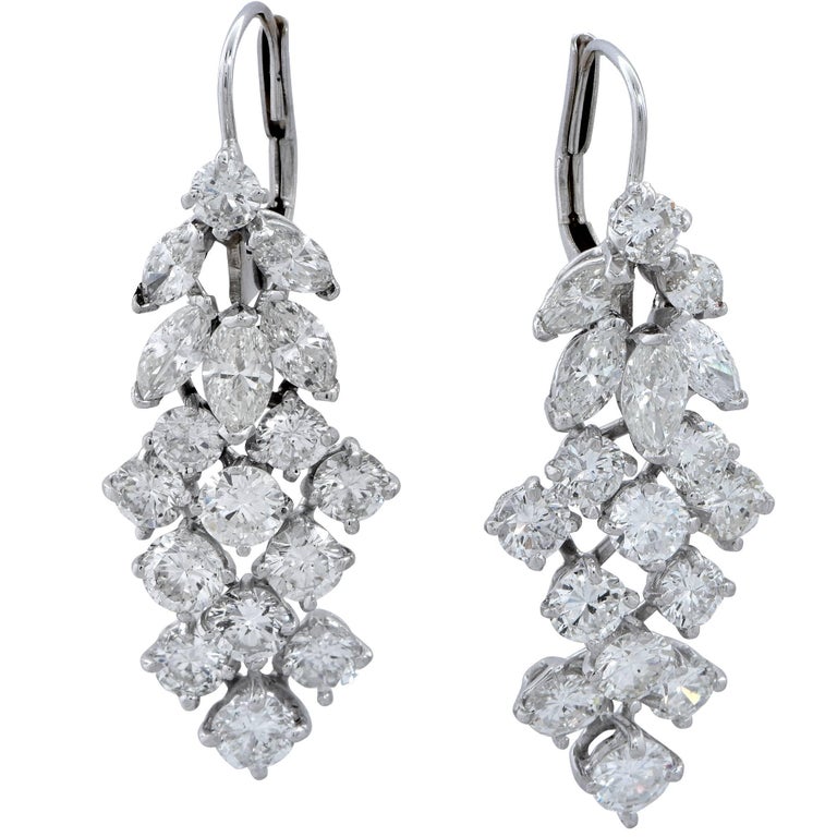 5 Carat Diamond Earrings at 1stDibs