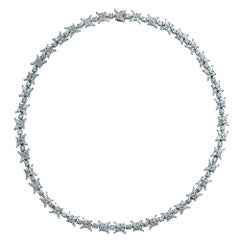 Tiffany & Co. Victoria Diamond Cluster Necklace