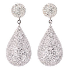 8.99 Carat Diamond Gold Dangle Earrings 9