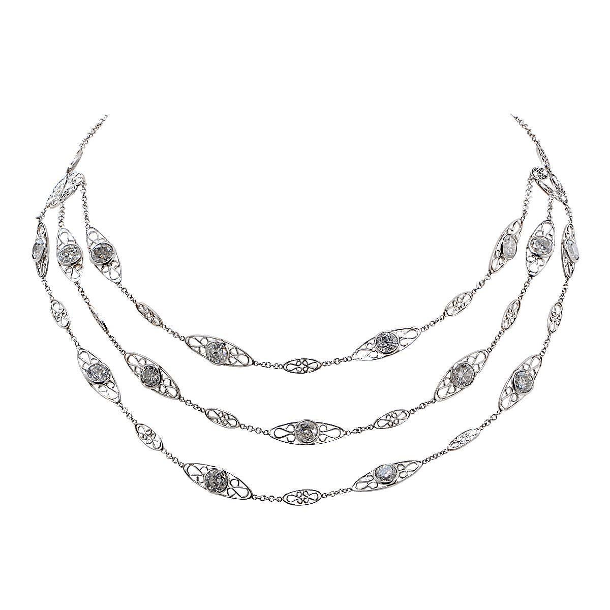 platinum necklaces for sale