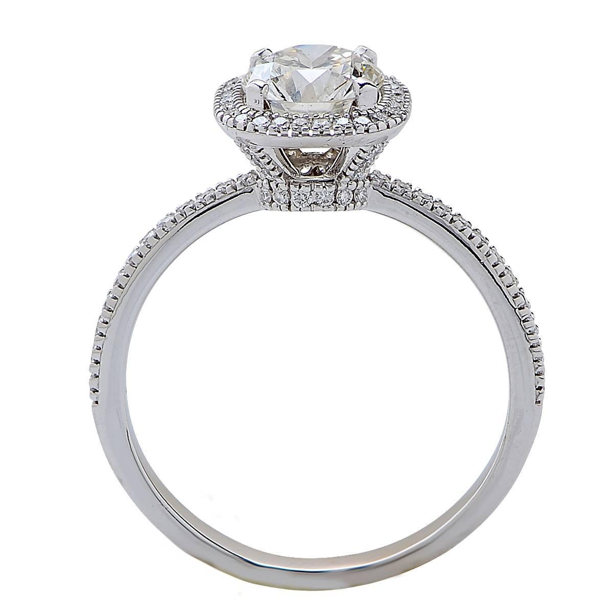 1.13 Carat Diamond Ring In New Condition In Miami, FL