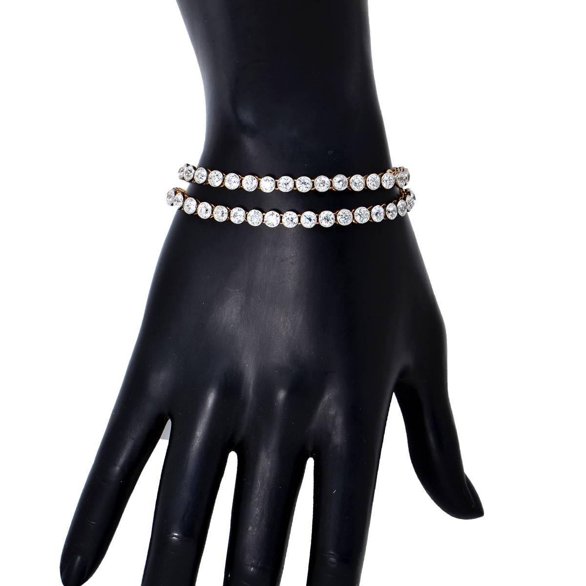 Tiffany & Co. Art Deco diamond gold platinum Bracelet 2