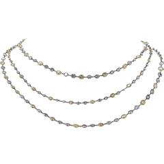 80.47 Carat Diamond By The Yard Necklace