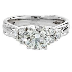1.52 Carat GIA Cert Diamond Gold Ring