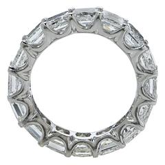 8 Carats Diamonds Platinum Eternity Band Ring