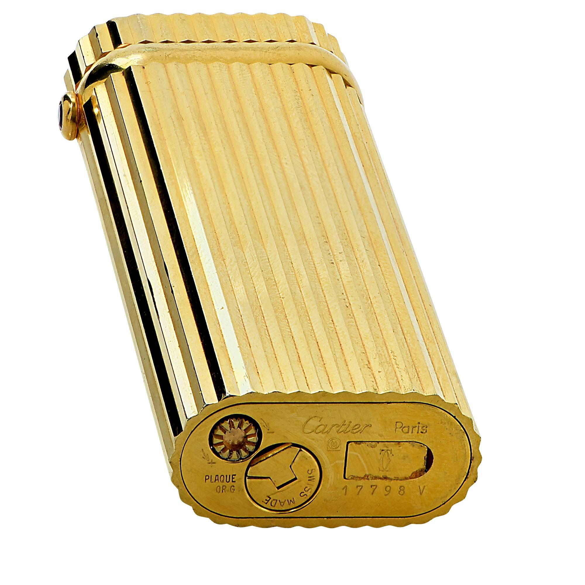 cartier lighter with watch