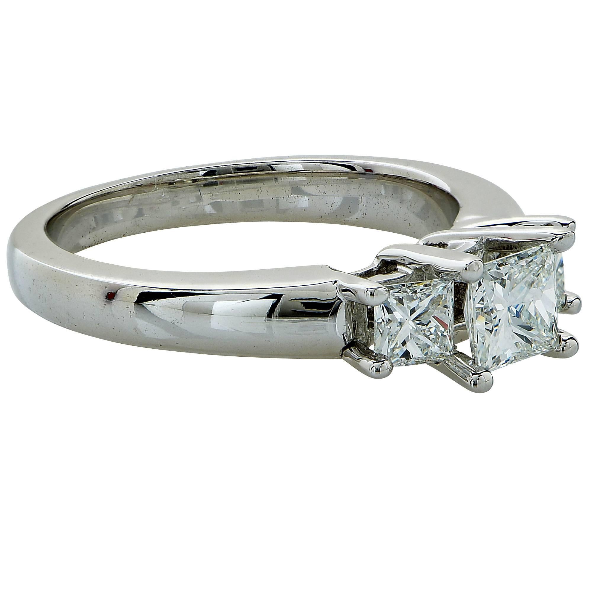 1.10 Carat Birks Diamond Ring In Excellent Condition In Miami, FL