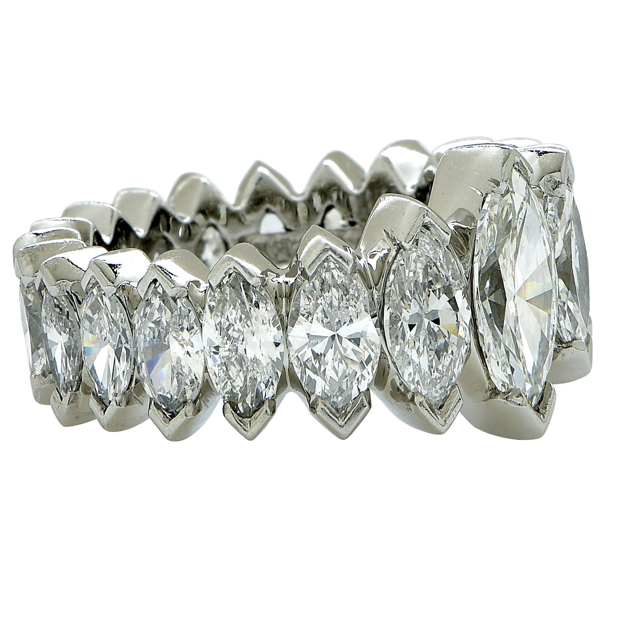 5.40 Carat Eternity Band In New Condition In Miami, FL