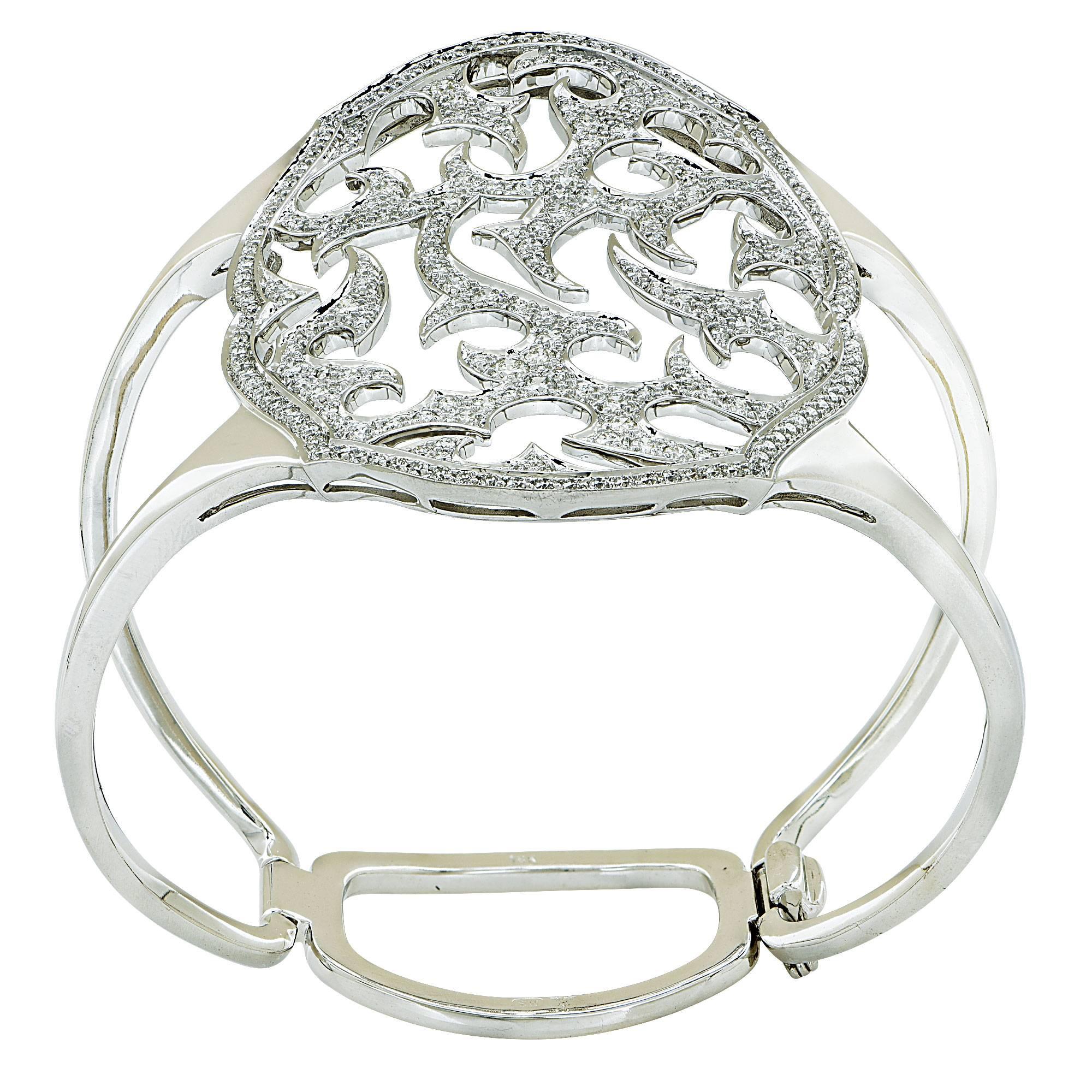 Stephen Webster 4.30 Carats Diamonds Bangle Bracelet In Excellent Condition In Miami, FL