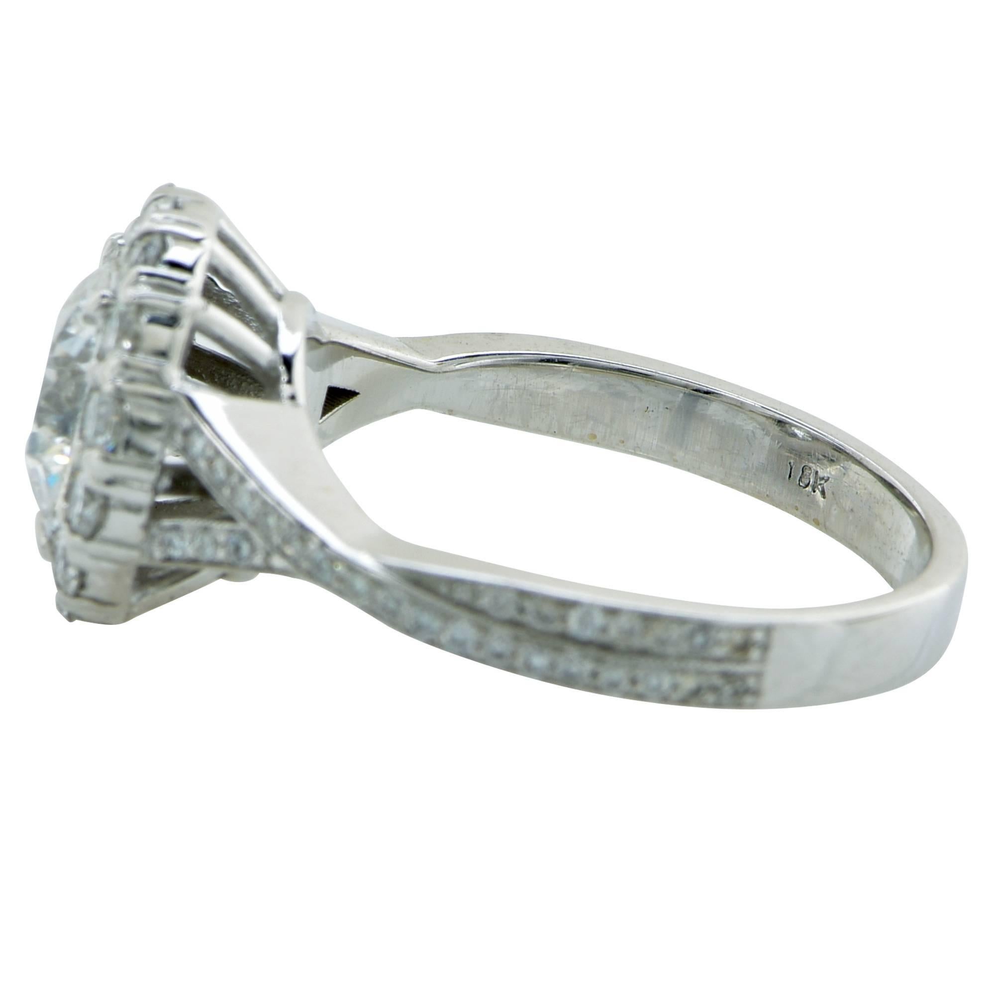 1.18 Carat GIA Diamond Gold Engagement Ring 1