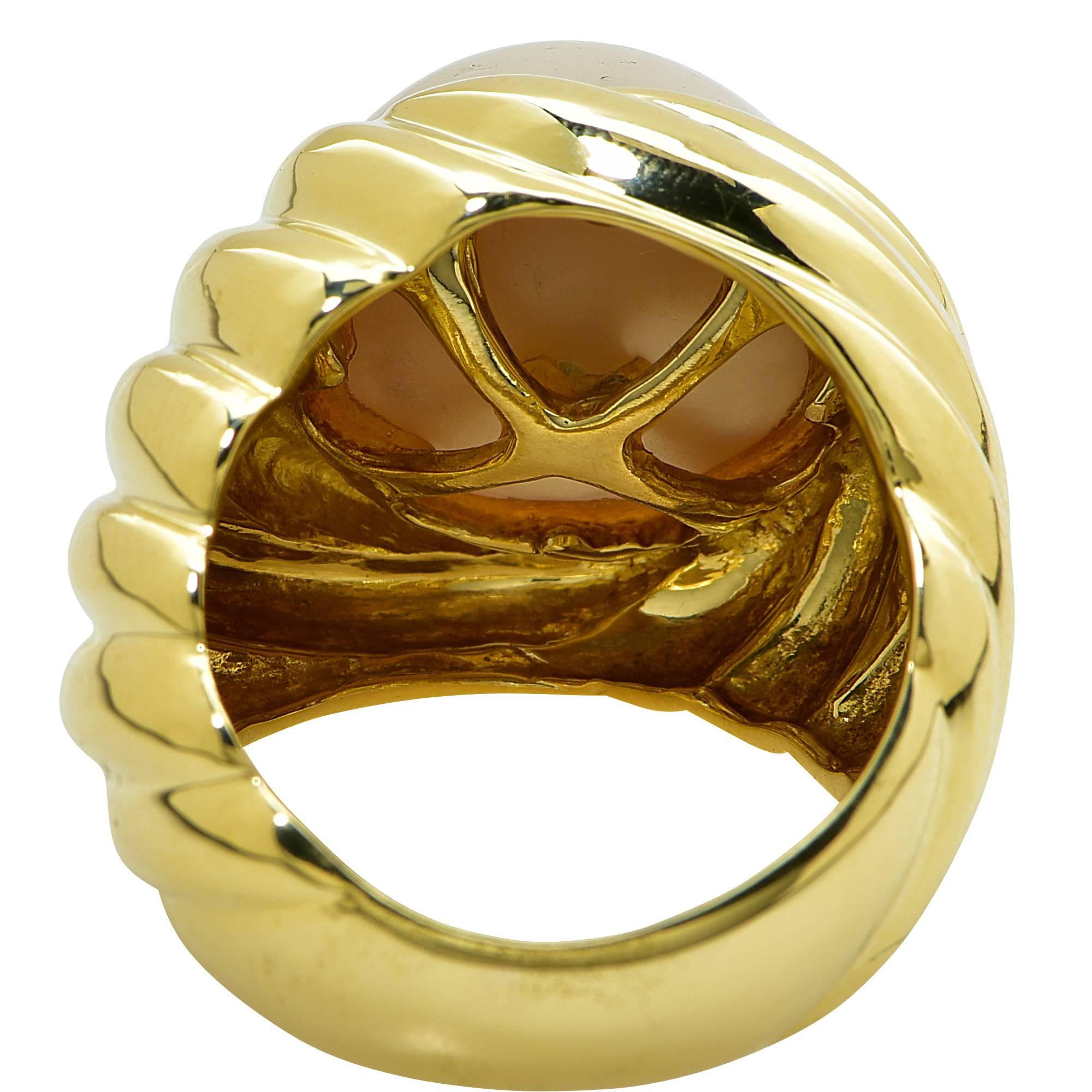 Women's Tiffany & Co. Mabe Pearl Gold Ring