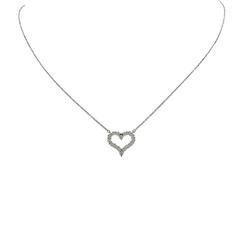 Tiffany & Co .80 Carat Diamond Platinum Necklace
