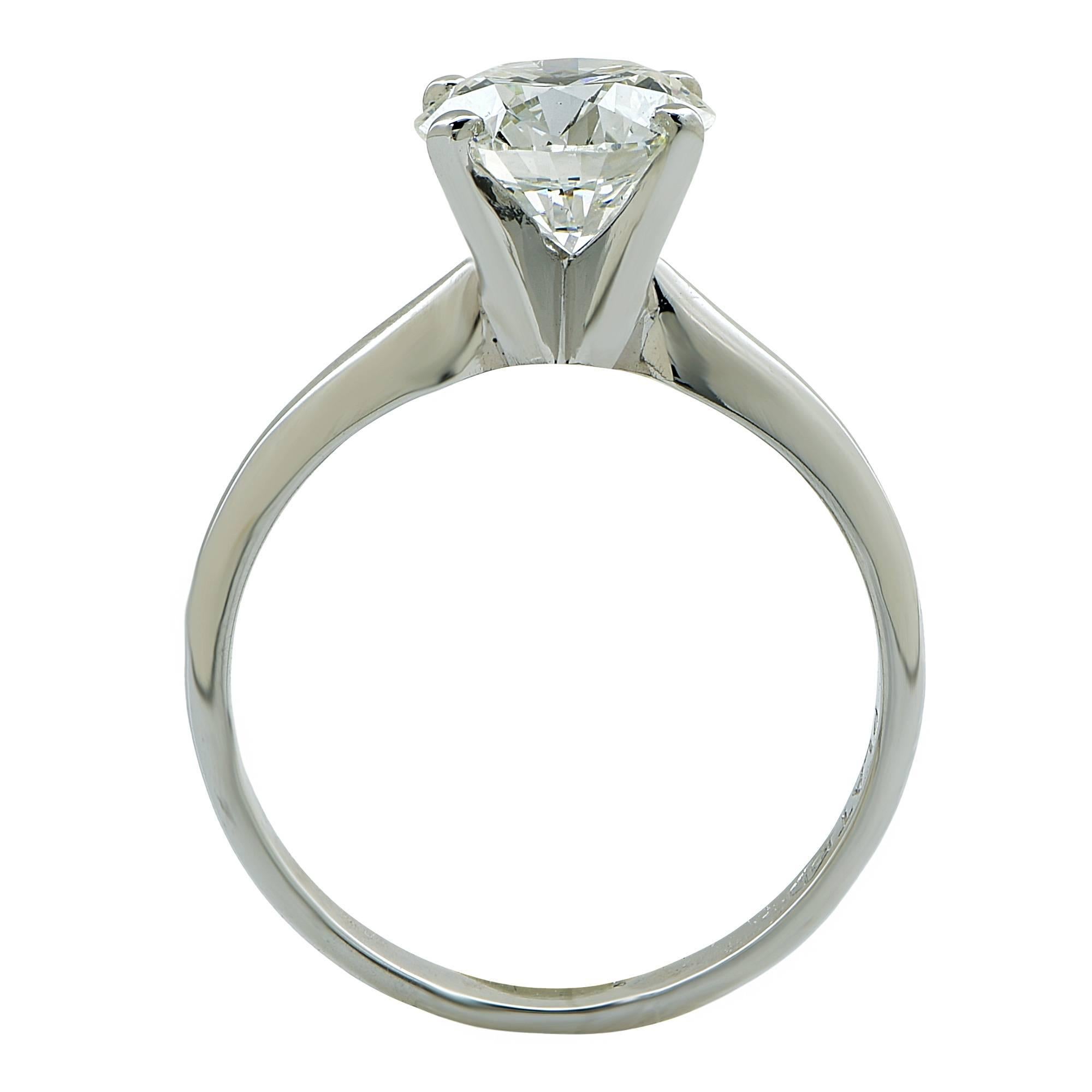 Women's 1.51 Carat I/SI1 GIA Diamond Engagement Ring