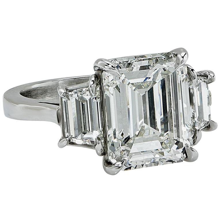 5.28 Carat Diamond Engagement Ring at 1stDibs