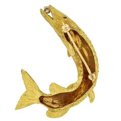 Tiffany & Co. Ruby and Diamond Fish Brooch