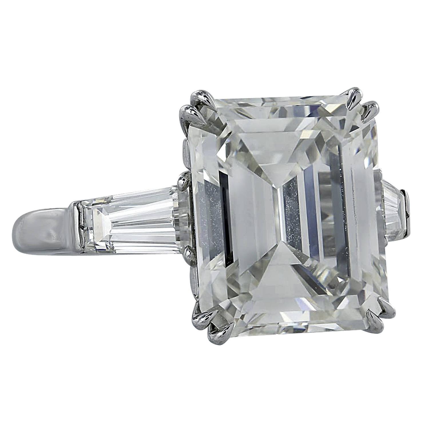 Large 9.17 Carat K VS2 GIA Graded Diamond Engagement Ring For Sale at