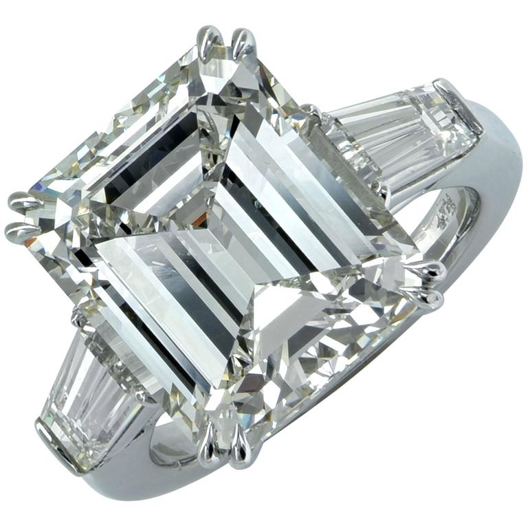 Exceptional 9.17 Carat K VS1 GIA Graded Diamond Engagement Ring For
