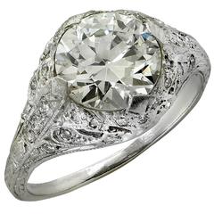 Art Deco 2.05 Carat Diamond Engagement Ring, circa 1930s 8
