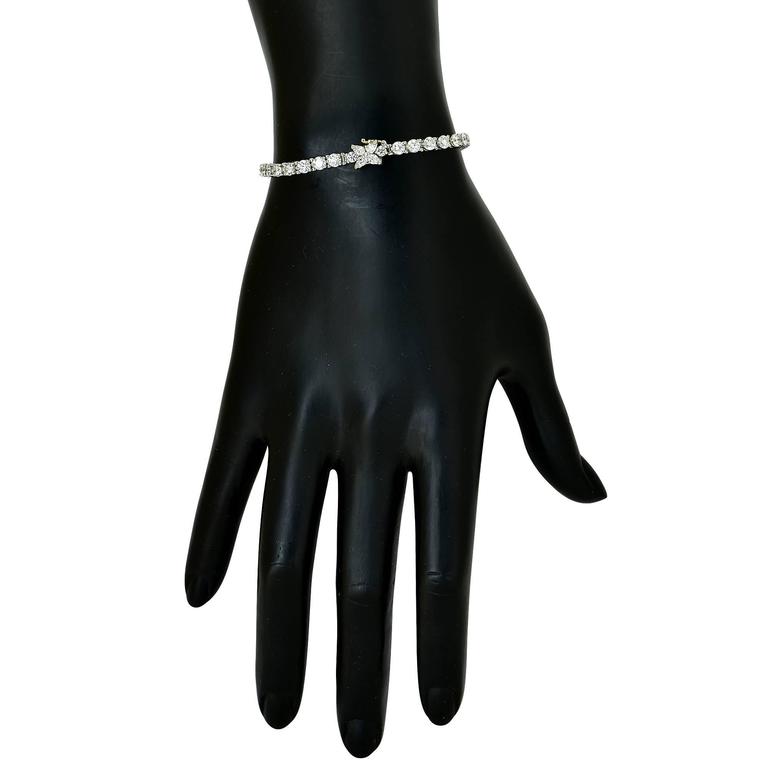 Tiffany and Co. Victoria Diamond Line Bracelet at 1stDibs | tiffany ...