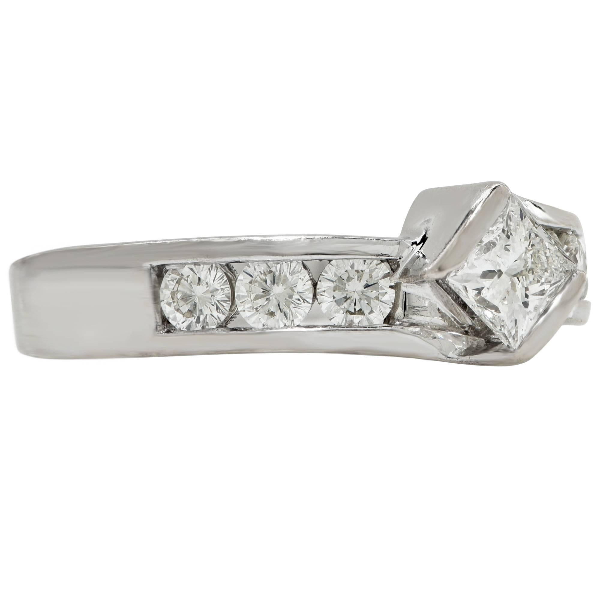 1 carat total weight diamond ring