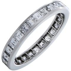 Tiffany & Co. 2.50 Carat Diamond Platinum Eternity Band Ring