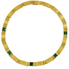 Tourmaline Gold Necklace 10
