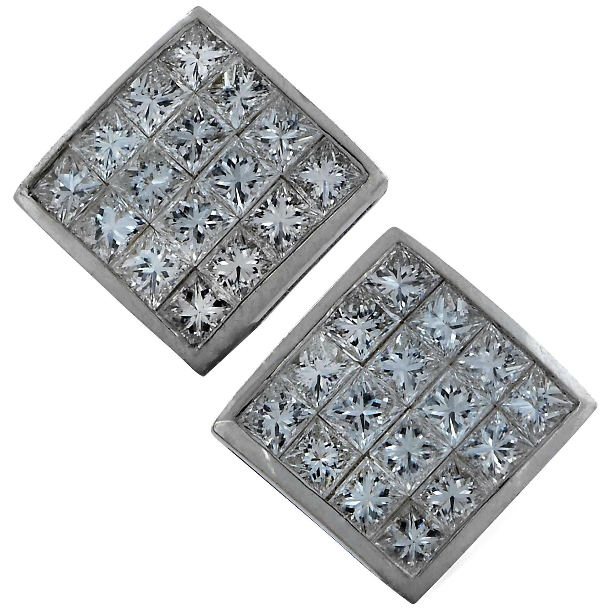 3.20 Carat Diamond Stud Earrings