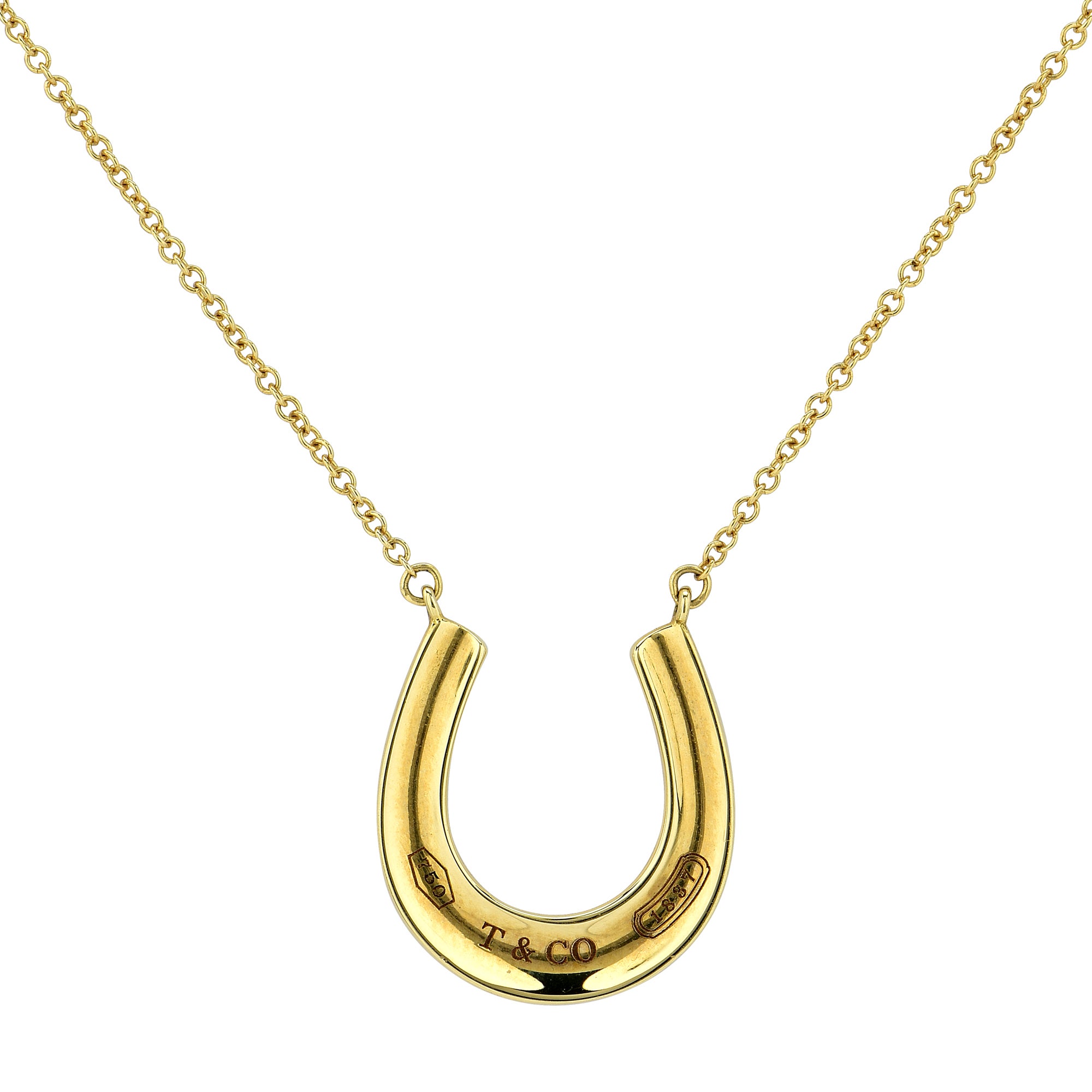 horseshoe necklace tiffany