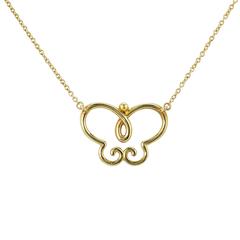 Tiffany & Co. Picasso Gold Villa Paloma Butterfly necklace
