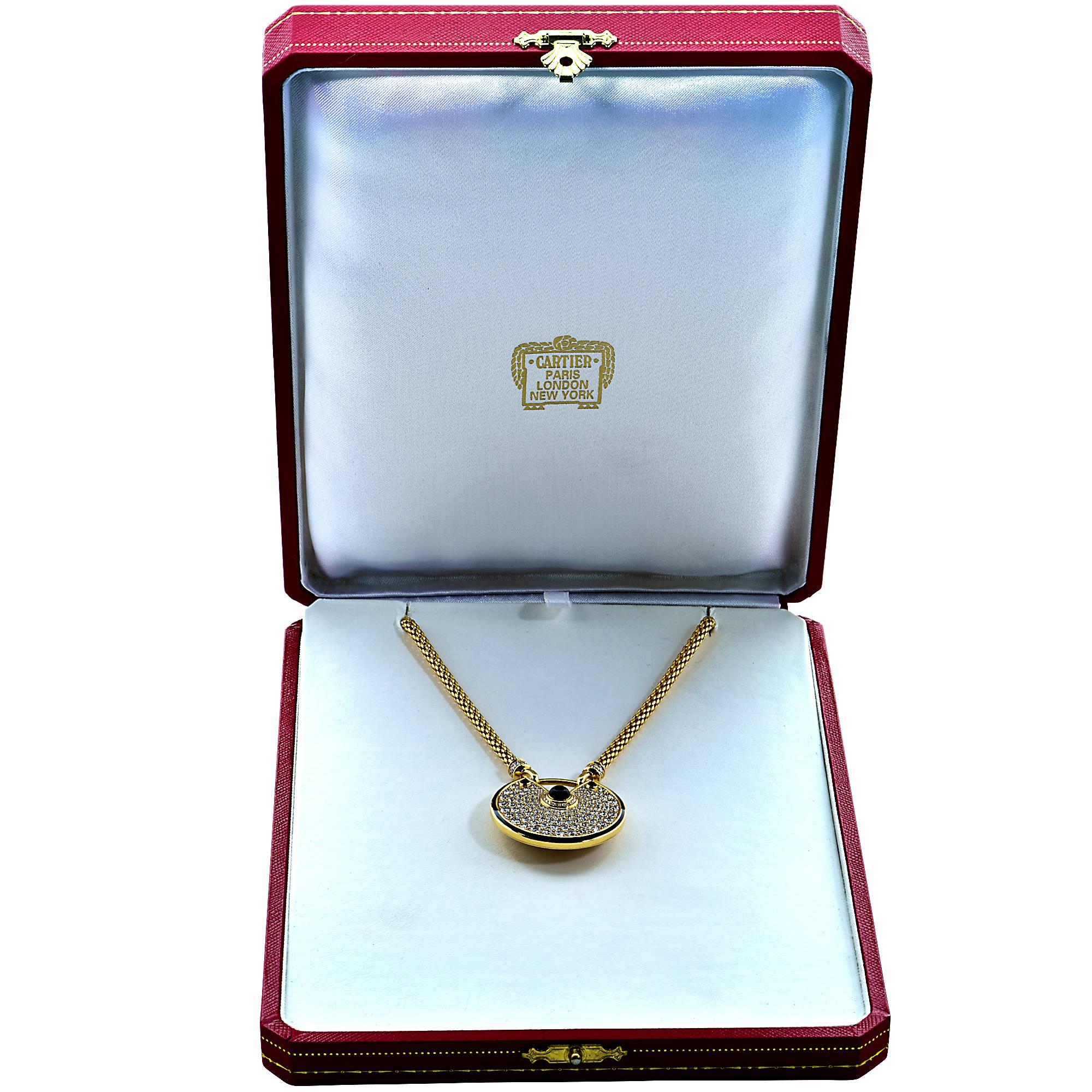 cartier necklace amulette