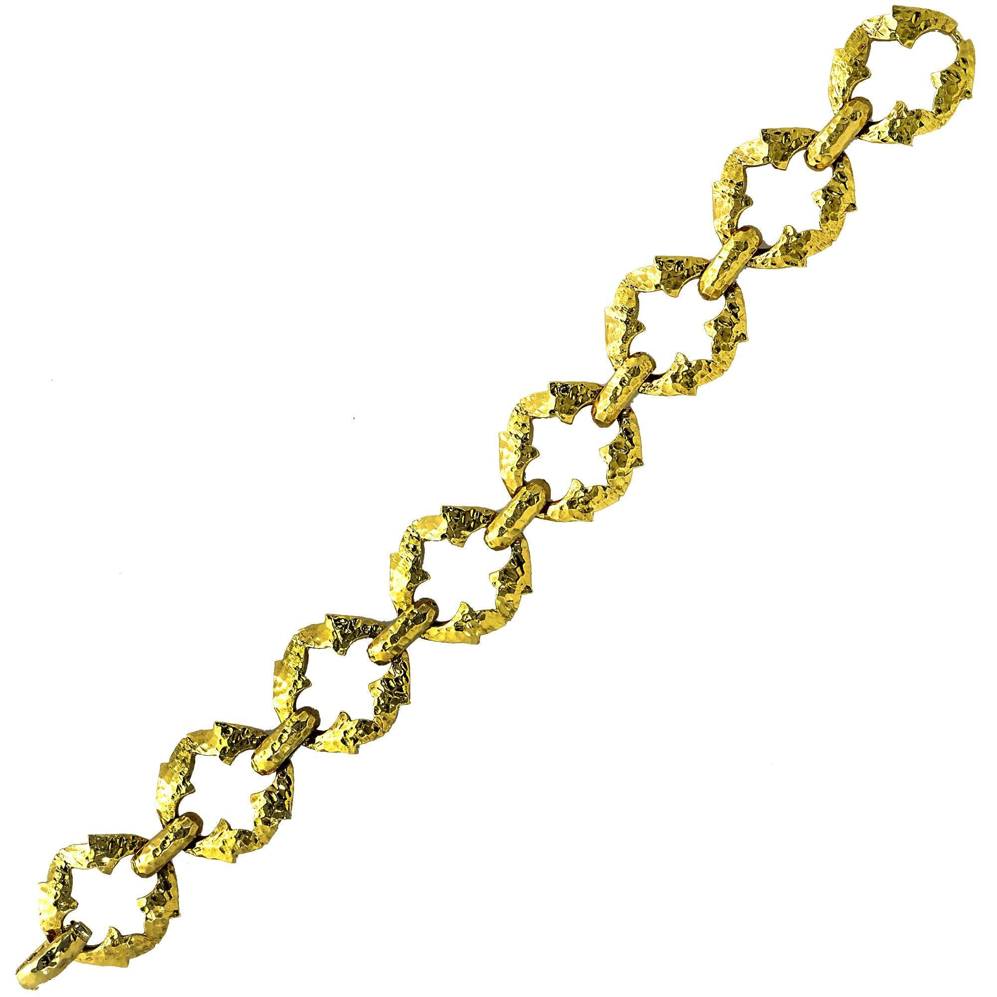 Women's David Webb Thorn Gold Necklace Bracelet Set