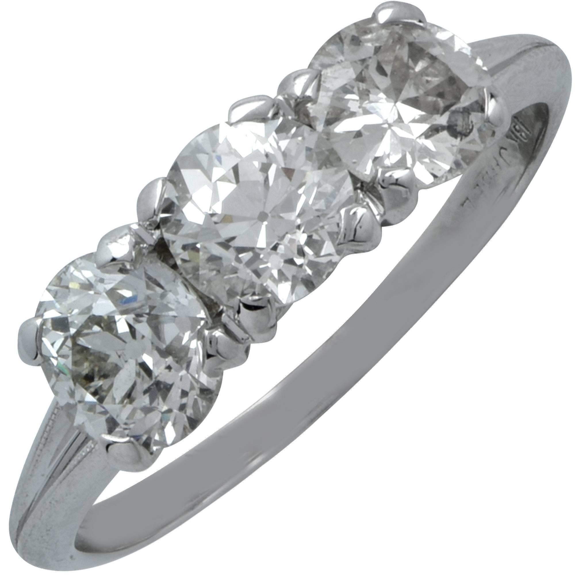 1.50 Carat Diamond Art Deco Ring