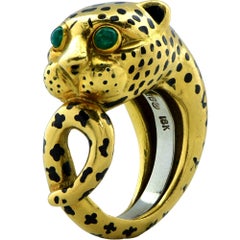 David Webb Leopard Ring