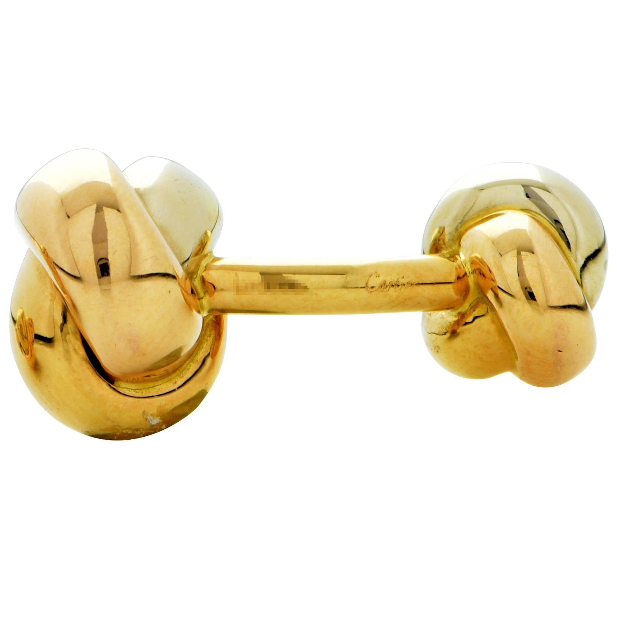 cartier knot cufflinks