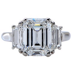 David Webb 3.02 Carat GIA Certified Diamond Platinum Ring