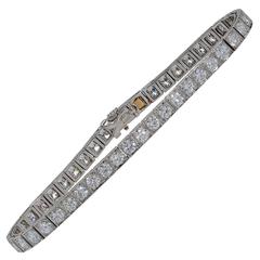 Antique Tiffany & Co. Diamond Platinum Tennis Bracelet