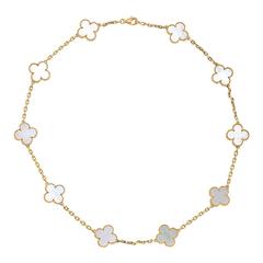 Van Cleef & Arpels Alhambra 10 Motif Necklace