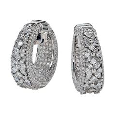 7.50 Carat Diamond Earrings