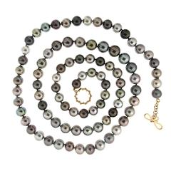 Multicolor Tahitian Pearl Necklace 5