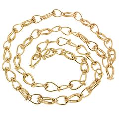 Valentin Magro Elongated U shaped double ball long chain necklace 9