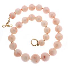 Angel Skin Coral Ball Necklace 5