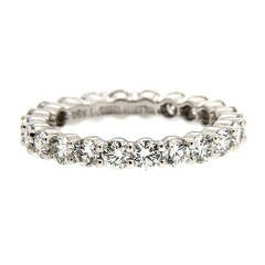 Valentin Magro 2.20 Carat Diamond Platinum Eternity Band Ring 1