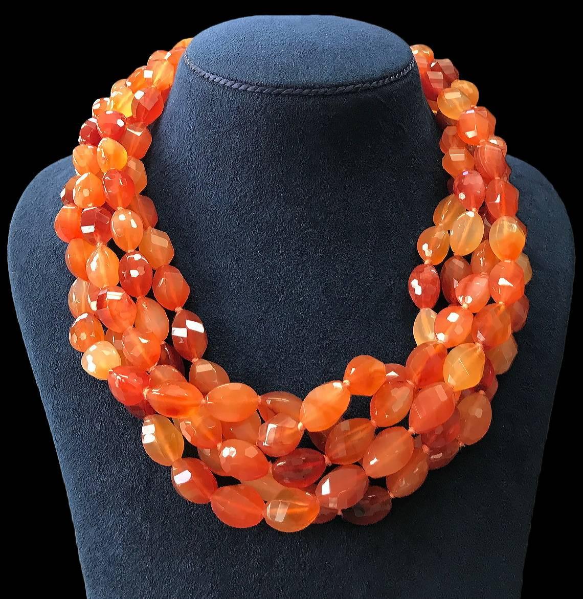 Torsad Carnelian Necklace In New Condition In New York, NY